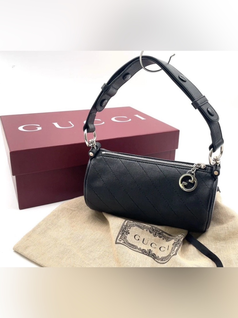 Gucci Black Quilted Blondie Bag - Picture 4 of 10